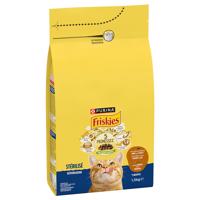 PURINA Friskies Sterilized Cat s morčacím, kuracím a zeleninou - výhodné balenie: 3 x 1,5 kg