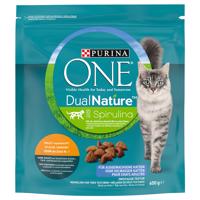 PURINA ONE Dual Nature Adult kuracie so spirulinou -  výhodné balenie: 2 x 650 g