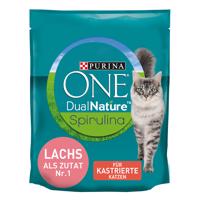 Purina ONE Dual Nature Sterilized losos so spirulinou - 1,4 kg