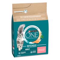 Purina ONE granuly, 4 x 2,8 / 3 kg - 20 % zľava - Adult losos a celozrnné obilniny (4 x 2,8 kg)