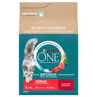 Purina ONE granuly, 4 x 2,8 / 3 kg - 20 % zľava - Sterilcat hovädzie (4 x 2,8 kg)