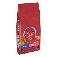 Purina One Medium/Maxi Adult Beef & Rice - výhodné balenie: 2 x 7 kg