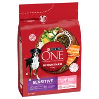 PURINA ONE Medium/Maxi Sensitive Salmon - 2,5 kg