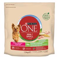 PURINA ONE Mini Weight Control / Sterilised Turkey & Rice - výhodné balenie: 2 x 9 kg