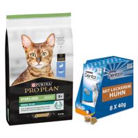 PURINA PRO PLAN, 10 kg + PURINA Dentalife snack  zdarma - Sterilised Adult Renal Plus králičie + Dentalife snack dobrý na zuby s kuracou príchuťou