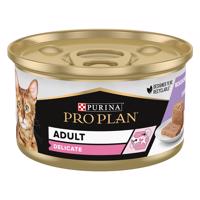 PURINA PRO PLAN Cat Delicate - morčacie (24 x 85 g)