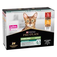 PURINA PRO PLAN Cat Sterilised Adult Maintenance 10 x 85 g - hovädzie a kuracie