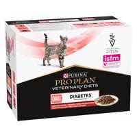 PURINA PRO PLAN Veterinary Diets Feline DM ST/OX - Diabetes Management s hovädzím - 10 x 85 g