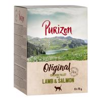 Purizon, 24 kapsičiek / konzervičiek - 22 + 2 zadarmo - Adult  kuracie filety s jahňacím a lososom (24 x 70 g)