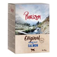 Purizon, 24 kapsičiek / konzervičiek - 22 + 2 zadarmo - Adult kuracie filety s lososom (24 x 70 g)