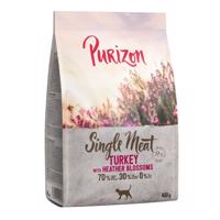 Purizon granule, 2 x 400 g  za skvelú cenu! - Single Meat morčacie s vresovými kvetmi