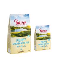 Purizon granuly, 12 kg + 2 kg zadarmo - Puppy kuracie s rybou - bez obilnín