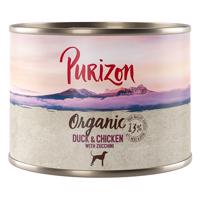 Purizon konzervy 24 x 140 / 200 g / kapsičky 24 x 300 g - 15 % zľava - kačacie a kuracie s cuketou (24 x 200 g)