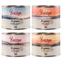 Purizon konzervy 6 x 400 g / 6 x 200 g - 10 % zľava - Organic miešané balenie (4 druhy) Organic (6 x 200 g)