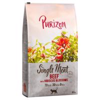 Purizon Single Meat hovädzie s kvetmi ibišteka - 2 x 6,5 kg