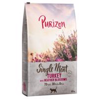 Purizon Single Meat morčacie s kvetmi vresu - 6,5 kg