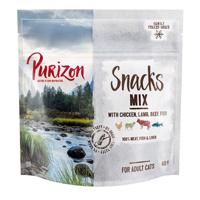 Purizon Snack Mix - bez obilnín - 3 x 40 g