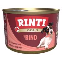 RINTI Gold 12 x 185 g - Kúsky hovädzieho mäsa