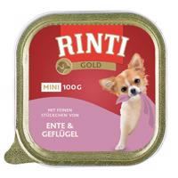 RINTI Gold Mini 6 x 100 g - hovädzie & perlička