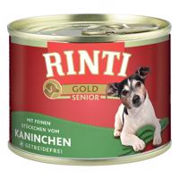 RINTI Gold Senior 12 x 185 g - králičie