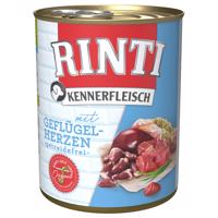 RINTI Kennerfleisch 6 x 800 g - hydinové srdiečka