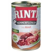 RINTI Kennerfleisch Senior 6 x 400 g / 24 x 400 g - hovädzie (12 x 400 g)