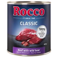 Rocco Classic 6 x 800 g - NOVINKA: hovädzie s diviakom