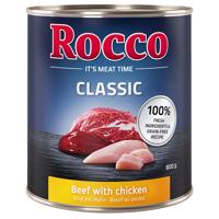 Rocco Classic konzervy, 24 x 800 g  - 5€ zľava - hovädzie s kuracím mäsom