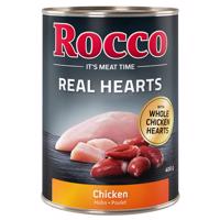 Rocco Real Hearts 6 x 400 g - kuracie s celými kuracími srdcami