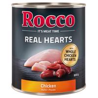 Rocco Real Hearts 6 x 800 g - kuracie s celými kuracími srdcami