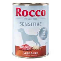 Rocco Sensitive 6 x 400 g - jahňacie & ryža