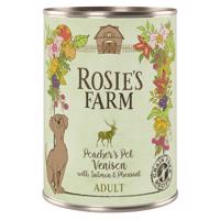 Rosie's Farm Adult 6 x 400 g  - zverina a bažant s lososom