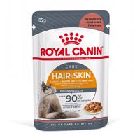 Royal Canin Hair & Skin Care v omáčke - 12 x 85 g