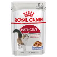 Royal Canin Sensible - ako doplnok: mokré krmivo 12 x 85 g Royal Canin Instinctive v želé