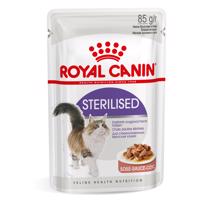 Royal Canin Sterilised  - ako doplnok: mokré krmivo 12 x 85 g Royal Canin Sterilised v omáčke