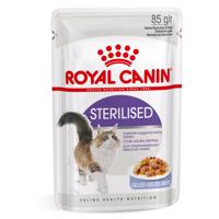 Royal Canin Sterilised  - ako doplnok: mokré krmivo 12 x 85 g Royal Canin Sterilised v želé