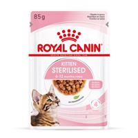 Royal Canin Sterilised Kitten v omáčke - 12 x 85 g