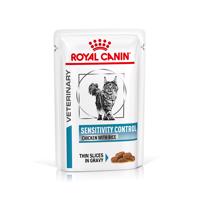 Royal Canin Veterinary Feline Sensitivity Control kuracie s ryžou v omáčke - 12 x 85 g