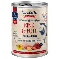 Sanabelle All Meat 6 x 380 g - hovädzie a morčacie