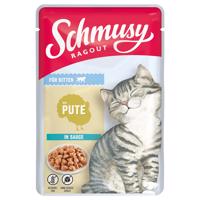 Schmusy Ragout Kitten in Sauce 22 x 100 g - morčacie