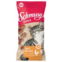 Schmusy Snack Soft Bitties - kuracie (12 x 60 g)