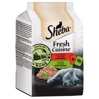 Sheba Fresh Cuisine Taste of Rome 6 x 50 g - kuracie & morčacie