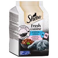 Sheba Fresh Cuisine Taste of Tokyo 6 x 50 g - tuniak & losos