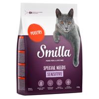 Smilla Adult Sensitive bez obilnín - výhodné balenie: 2 x 4 kg