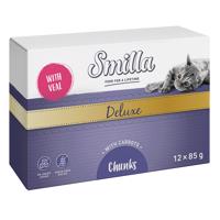 Smilla Deluxe kúsky v omáčke 12 x 85 g - teľacie a mrkva