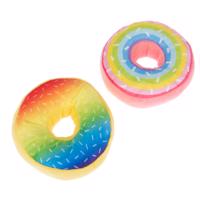 Squeaky Donuts Set hračka pre psov - súprava 2 ks: Ø 14 cm