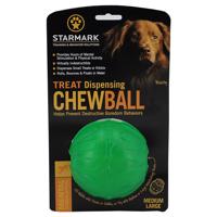 Starmark Treat Dispensing Chew loptička - veľ. M/L: cca Ø 9 cm