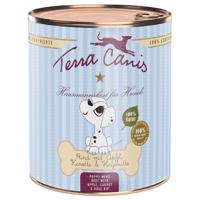 Terra Canis Puppy 6 x 800 g - hovädzie s jablkami, mrkvou a šípkami