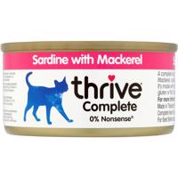 Thrive Complete 6 x 75 g - Sardinky s makrelou