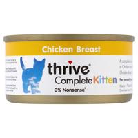 Thrive Complete Kitten 12 x 75 g - Kuracie mäso